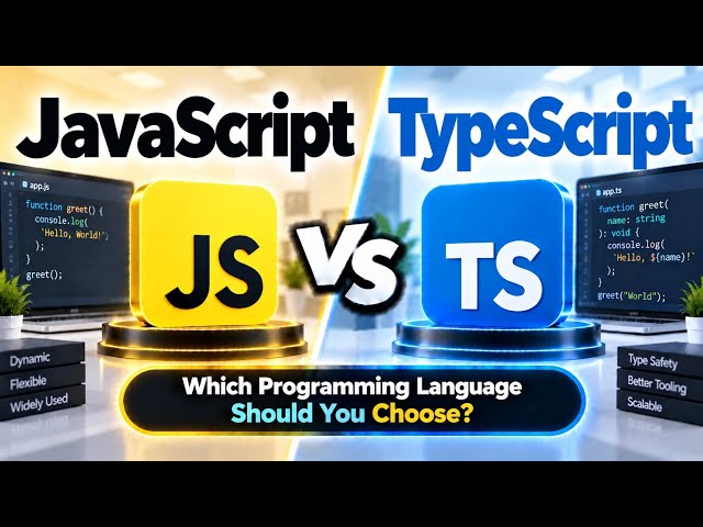 JavaScript vs TypeScript | Which Programming Language Should You Choose? | Uplatz