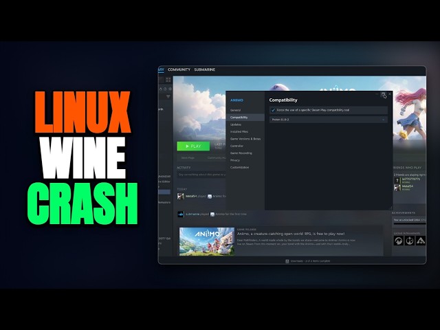 Fix Aniimo Linux Wine Crash on Launch Bug