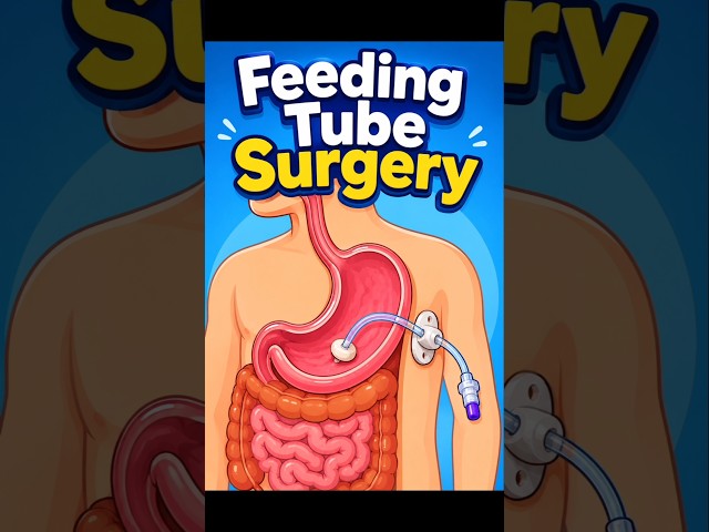 Feeding Tube Surgery (PEG Tube) | How Doctors Insert a Feeding Tube into the Stomach in 3D Animation