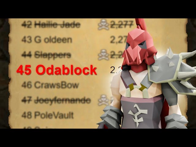 PKing On The Rank 45 Hardcore Ironman
