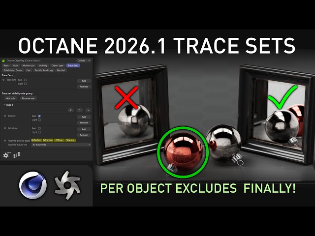 Silverwing: New in Octane 2026.1 Alpha: Trace Sets