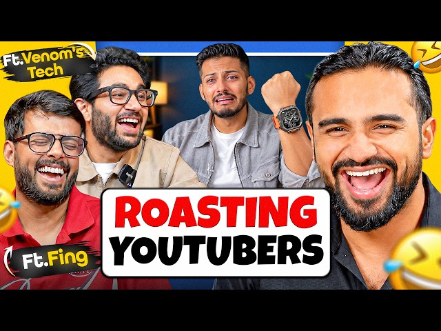 Tech YouTubers Got ROASTED 💀 ft. @VenomsTech @FING. | Meme Review