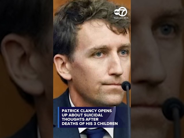 Patrick Clancy opens up about suicidal thoughts after deaths of his 3 children