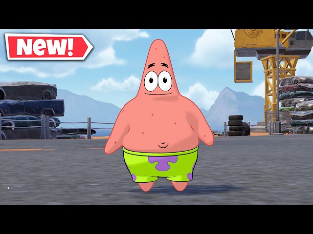 NEW PATRICK STAR Sidekick Gameplay In Fortnite!