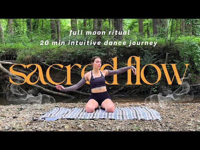 20 Min Full Moon Ritual 🌕 Somatic Yoga + Intuitive Dance | Sacred Flow