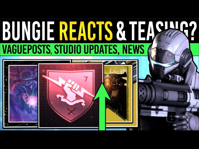 Destiny 2: BUNGIE RESPONDS & VAGUE TEASING.. Studio Updates, Destiny Plagiarized, Major Secrets