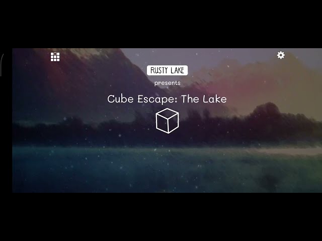 Cube escape -The Lake (rusty lake game) #rustylake #indiegame 