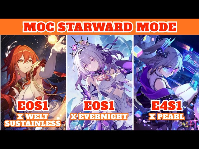 MOC 12 Starward Mode | Himeko Nova , Castorice , Silverwolf Lv999 | HSR 4.6