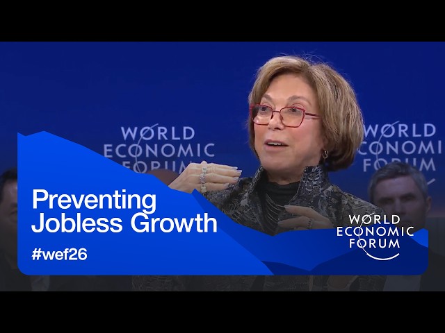 Preventing Jobless Growth | World Economic Forum Annual Meeting 2026