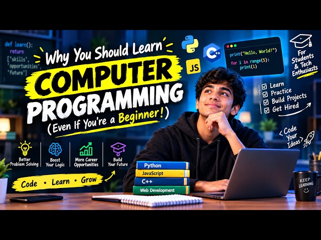Why You Should Learn Computer Programming in 2026 🚀 | Benefits of Coding for Students & Beginners