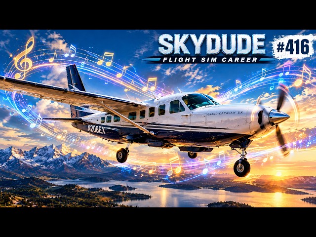SkyDude #416 — Cargo Run + NEW Music from Suno AI | Microsoft Flight Simulator 2024