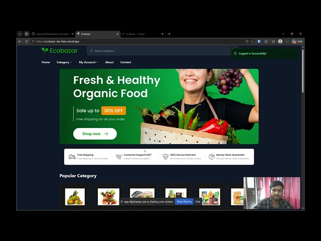 EcoBazarDemo | Multivendor MarketPlace | MongoDB | React | Nodejs | Express | Javascript