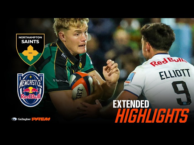 Northampton Saints v Newcastle Red Bulls | EXTENDED HIGHLIGHTS | Gallagher PREM Rugby 26/27 | R 1