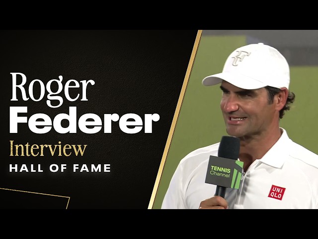 Roger Federer talks what greatness means to him | 2026 ITHF