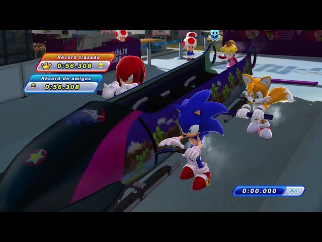 Mario & Sonic Sochi 2014 4-Man Bobsleigh 018 (Team Sonic)