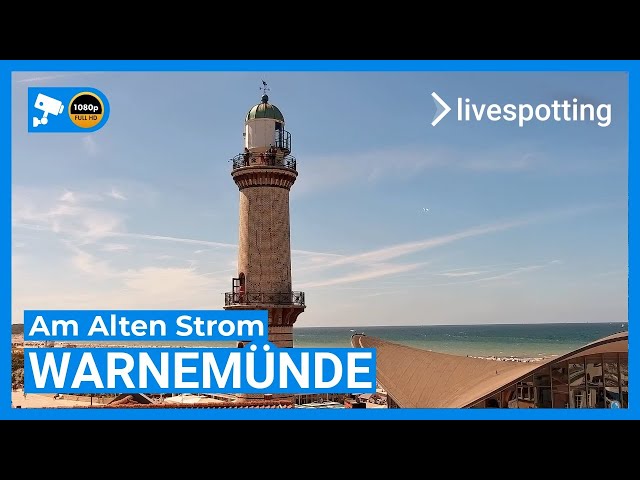🔴 LIVE: Warnemünde – Webcam mit Leuchtturm & Hafeneinfahrt