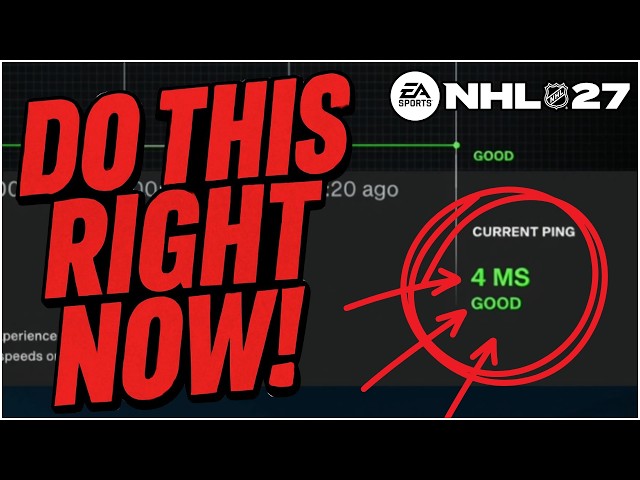 FIX YOUR CONNECTION AND GAMEPLAY IN NHL 27 | New Servers, Matchmaking and More