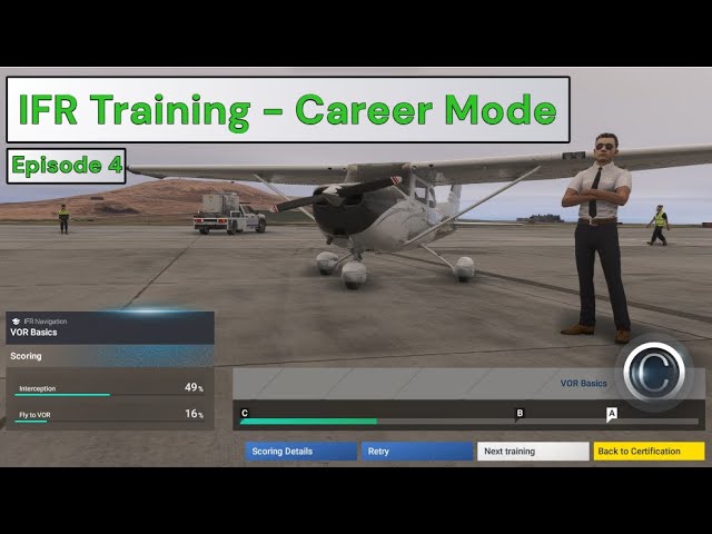 VOR Basics - IFR Training - Career Mode - MSFS 2024