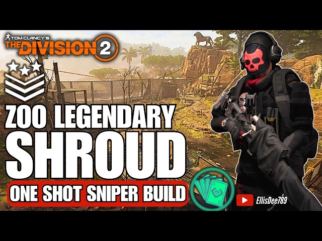 Manning National Zoo LEGENDARY | ONE SHOT Aces & Eights Shroud Sniper Build - The Division 2