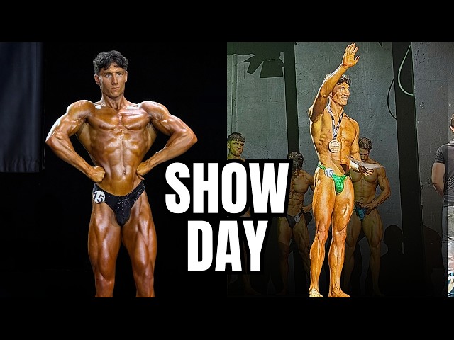 My First Bodybuilding Show | SHOW DAY VLOG