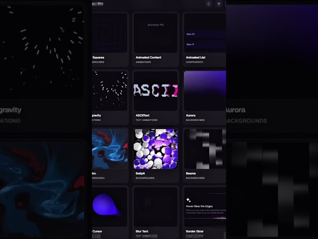 170+ Free Animated Components for React