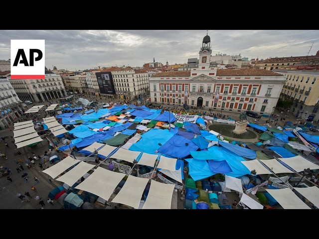 An 87-year-old woman's eviction sparks Spain's housing crisis protests