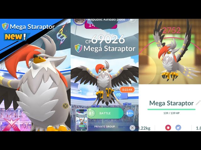 World First Ever✨️Mega Staraptor Raid in Pokemon Go