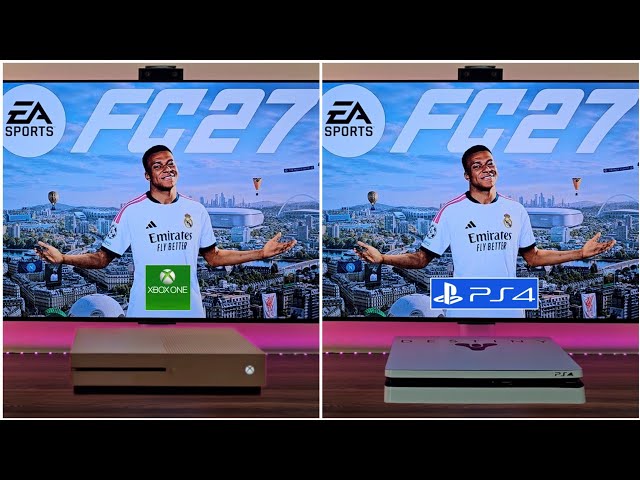 EA FC27 (PS4 против Xbox One S)