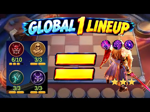 TOP 1 GLOBAL LINEUP! 3★ LANCELOT + 6 KISHIN | Magic Chess Go Go