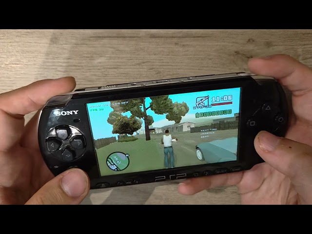 GTA SAN ANDREAS PSP Gameplay Courtesy of the Sandstone engine