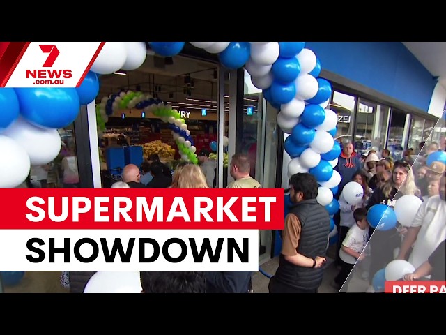 Billionaire opens discount supermarket to challenge major chains | 7NEWS