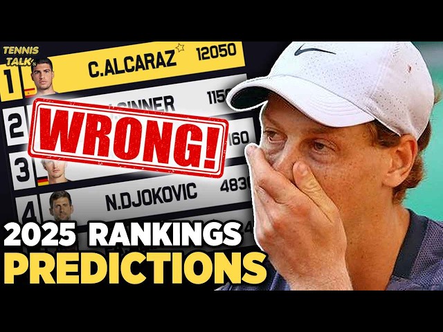 What I Got Wrong | ATP Rankings 2025 | Tennis Talk Predictions
