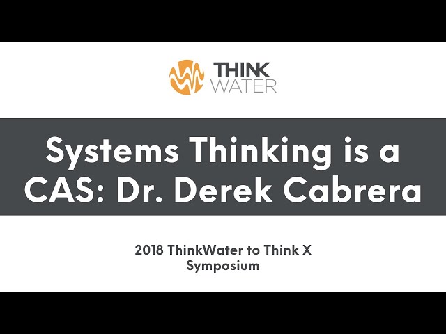 Dr. Derek Cabrera reveals that systems thinking is a complex adaptive system | Academic Conferences