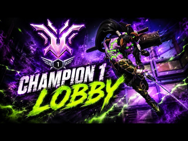 How can u make genji work in Champ1 lobby!! قيم بلاي تريسر وقينجي هاي رانك