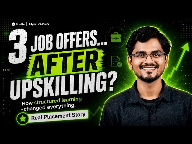 He Already Knew Web Development. So What Was He Missing? | Kishan's Crio.do Story