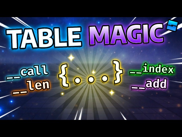 Roblox Metamethods You NEED to Know | Roblox Studio