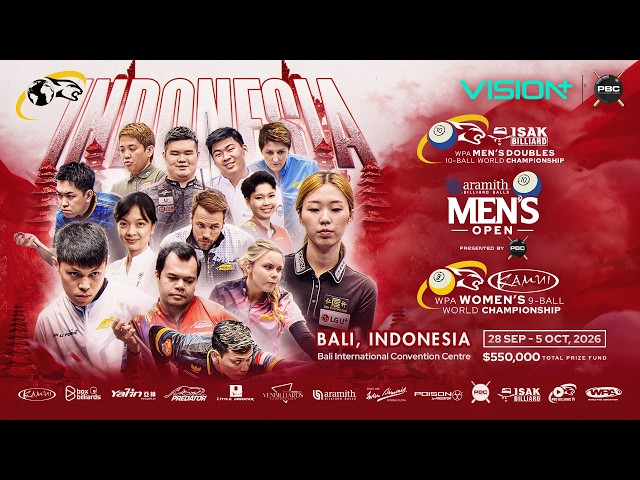 T1 ▸ PRO BILLIARD SERIES BALI 2026 ▸ DAY 3 ▸ Part 2