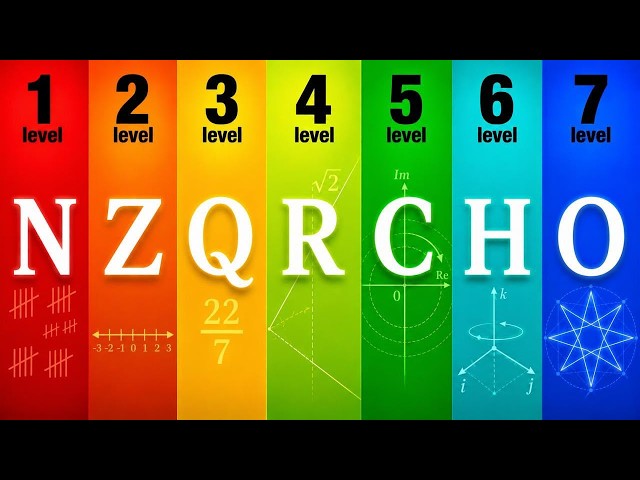 Math Has Exactly 7 Levels of Numbers