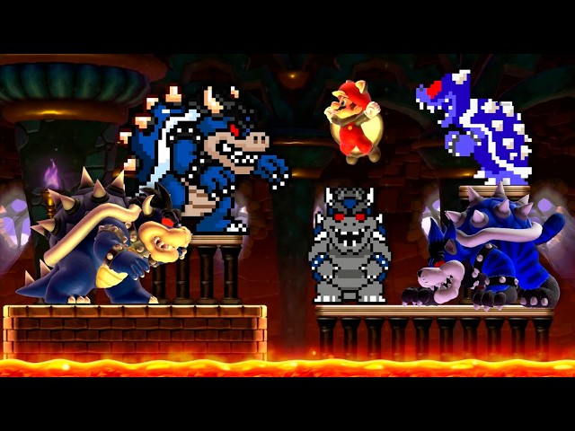 DARK BOWSERS in ALL Styles!  Super Mario Maker 2 - Course Maker Experiment!