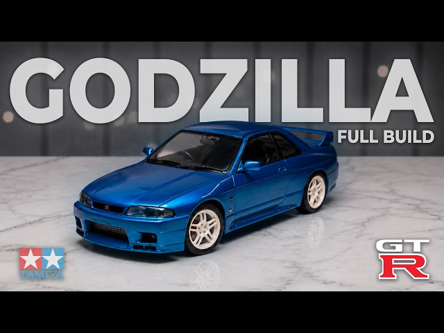 Building A Nissan Skyline R33 Replica Model Car | 1/24 Scale Tamiya | 4K