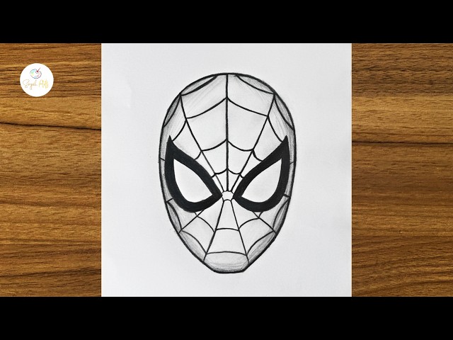 Easy Spiderman drawing for beginners | Spiderman Drawing Tutorial | Easy drawing steps for Beginners