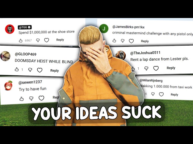 I Attempted Your Dumbest GTA Online Challenges...
