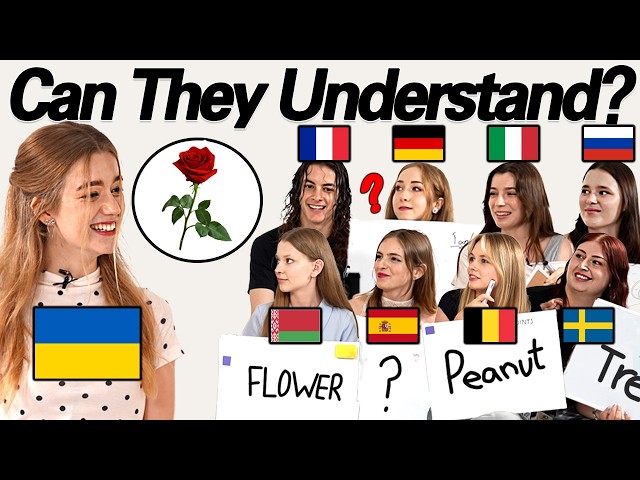 Can Europeans Understand Each Other? Slavic vs Germanic vs Romance Differences
