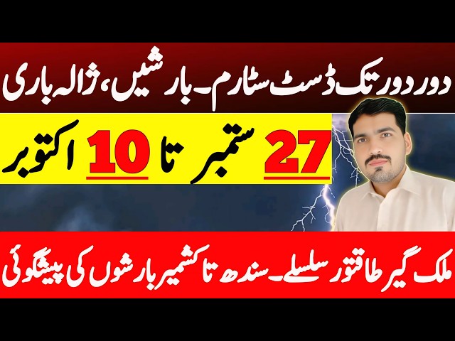 Weekend Weather Warning : Dust Storm,Rains, Hailstorm Prediction | Weather Update Today Pakistan