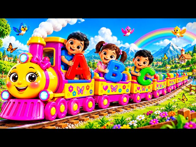 🌈ABC Alphabet Adventure 🚂 | Learn A to Z with Chuki Train | ABC for Kids 