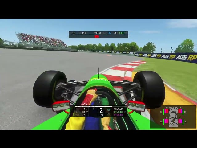 rFactor 2 F1 1994 Canada practice - 5th stage of AOS championship
