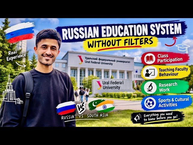 Russian Education System — WITHOUT FILTERS In Urdu and Hindi