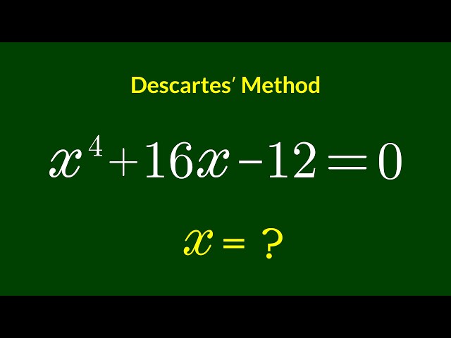 A Nice Algebra Problem | Math Olympiad  x = ?