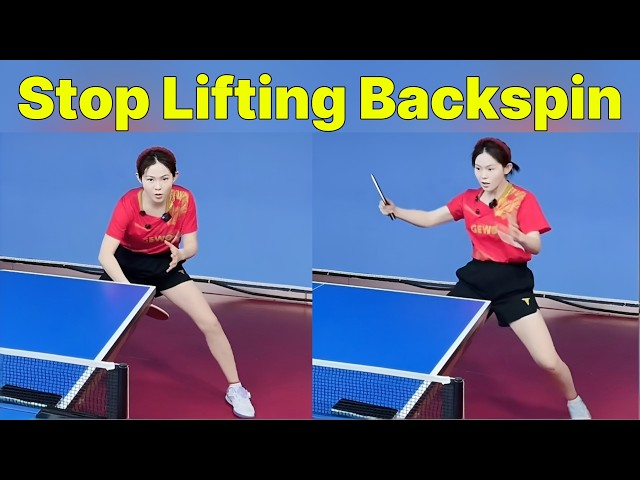 STOP LIFTING! The Real Way to Backhand Loop Against Heavy Backspin