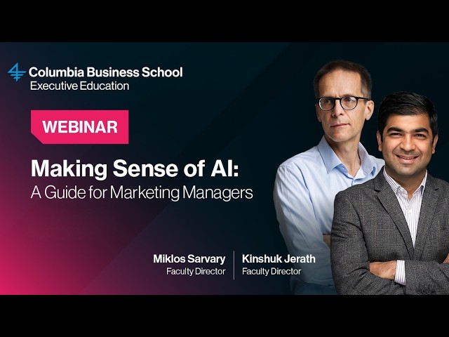 Making Sense of AI: A Guide for Marketing Managers